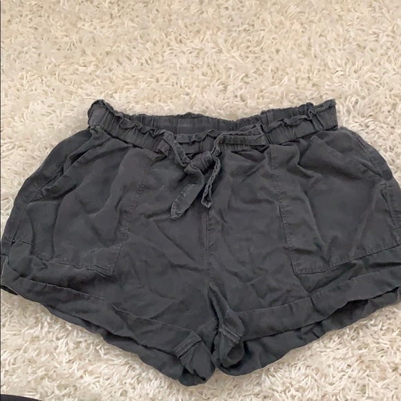 aerie Pants - Aerie Charcoal Camper Shorts